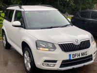 USED 2014 14 SKODA YETI 2.0 SE TDI CR 5d 109 BHP ONE FAMILY OWNED......STUNNING CONDITION