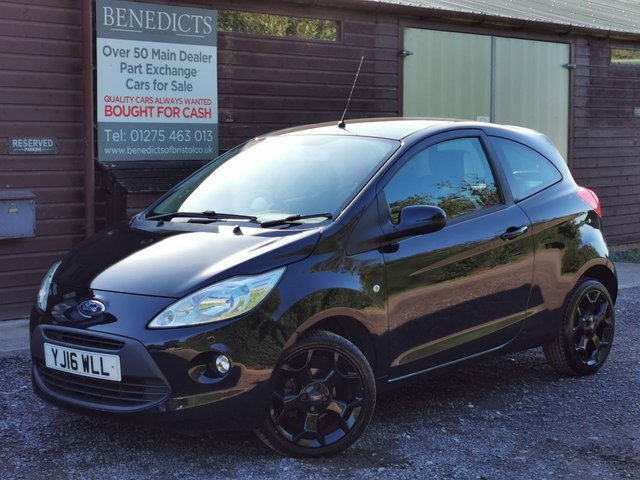 2016 16 Ford Ka 1.2 ZETEC BLACK EDITION 3d 69 BHP
