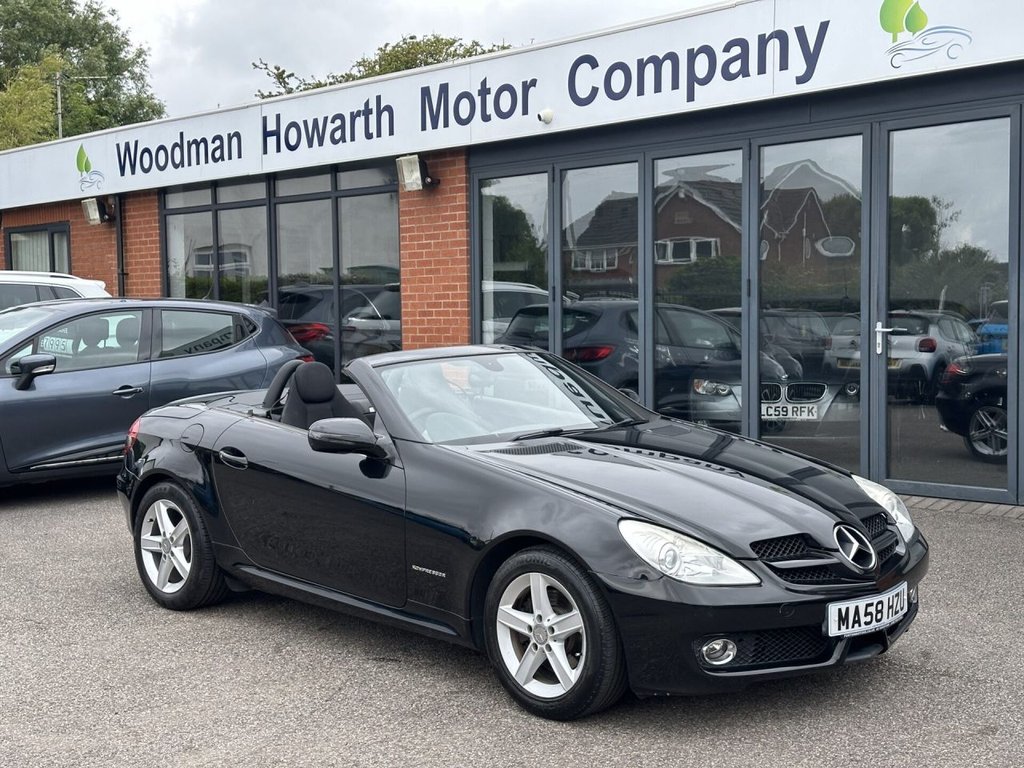 USED 2008 58 MERCEDES-BENZ SLK 1.8 SLK200 KOMPRESSOR 2d 184 BHP 
