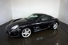 USED 2012 12 PORSCHE CAYMAN 2.9 24V 2d 265 BHP-1 OWNER FROM NEW-FINISHED IN BASALT BLACK METALLIC WITH HEATED BLACK LEATHER UPHOLSTERY-6 SPEED MANUAL-CLIMATE CONTROL-19