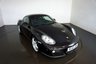 USED 2012 12 PORSCHE CAYMAN 2.9 24V 2d 265 BHP-1 OWNER FROM NEW-FINISHED IN BASALT BLACK METALLIC WITH HEATED BLACK LEATHER UPHOLSTERY-6 SPEED MANUAL-CLIMATE CONTROL-19