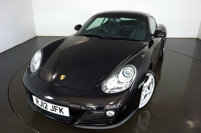 2012 12 Porsche Cayman 2.9 24V 2d 265 BHP-1 OWNER FROM NEW-FINISHED IN BASALT BLACK METALLIC WITH HEATED BLACK LEATHER UPHOLSTERY-6 SPEED MANUAL-CLIMATE CONTROL-19