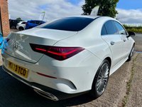 USED 2023 73 MERCEDES-BENZ CLA 1.3 CLA 180 AMG LINE PREMIUM 4d 135 BHP FSH, GREY LEATHER, BIG SPEC!