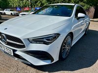 USED 2023 73 MERCEDES-BENZ CLA 1.3 CLA 180 AMG LINE PREMIUM 4d 135 BHP FSH, GREY LEATHER, BIG SPEC!