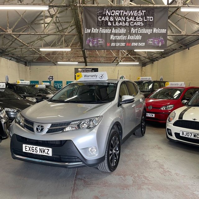2015 65 Toyota Rav4 2.0 D-4D ICON AWD 5d 124 BHP