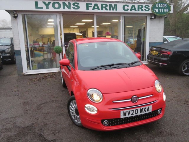 2020 20 Fiat 500 1.2 LOUNGE 3d 69 BHP NEW SHAPE