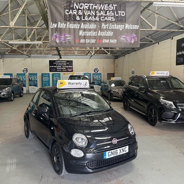 2016 16 Fiat 500 1.2 POP 3d 69 BHP
