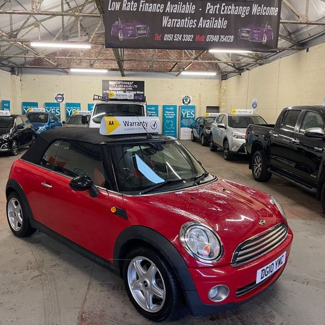 2010 10 MINI Convertible 1.6 COOPER 2d 122 BHP