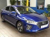 USED 2021 21 HYUNDAI IONIQ 1.6 PREMIUM SE MHEV 5d 140 BHP SAT NAV HEATED VENTILATED LEATHER INTERIOR REAR VIEW CAMERA PARKING SENSORS 1 OWNER SERVICE HISTORY HYUNDAI WARRANTY TILL MAY 2026