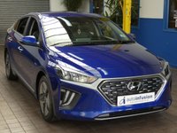 USED 2021 21 HYUNDAI IONIQ 1.6 PREMIUM SE MHEV 5d 140 BHP SAT NAV HEATED VENTILATED LEATHER INTERIOR REAR VIEW CAMERA PARKING SENSORS 1 OWNER SERVICE HISTORY HYUNDAI WARRANTY TILL MAY 2026