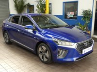 USED 2021 21 HYUNDAI IONIQ 1.6 PREMIUM SE MHEV 5d 140 BHP SAT NAV HEATED VENTILATED LEATHER INTERIOR REAR VIEW CAMERA PARKING SENSORS 1 OWNER SERVICE HISTORY HYUNDAI WARRANTY TILL MAY 2026