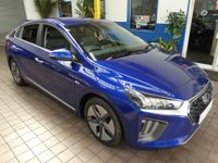 USED 2021 21 HYUNDAI IONIQ 1.6 PREMIUM SE MHEV 5d 140 BHP SAT NAV HEATED VENTILATED LEATHER INTERIOR REAR VIEW CAMERA PARKING SENSORS 1 OWNER SERVICE HISTORY HYUNDAI WARRANTY TILL MAY 2026