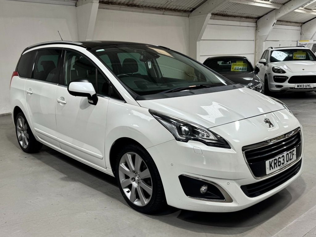 USED 2014 63 PEUGEOT 5008 2.0 HDI ALLURE 5d 150 BHP 18"ALLOYS+PAN ROOF+ REV CAMERA