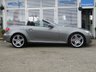 USED 2010 10 MERCEDES-BENZ SLK 1.8 SLK200 KOMPRESSOR 2d 184 BHP Finished in PALLADIUM SILVER with Black Sports HEATED LEATHER TRIM. This SLK is a luxury two-seater roadster. This great looking head turner is stylish and offers impressive refinement thanks to its folding hard-top. Features include Heated Leather, Airscarf (Neck level heating), Sports Pack, Red Calipers, B/Tooth, Cruise, 18" Alloys and more. Dealer serviced at 8908 miles, 12391 miles, 15496 miles, 19125 miles, 31706 miles, 41337 miles and at 63369 miles