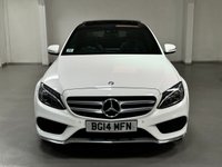USED 2014 14 MERCEDES-BENZ C-CLASS 2.1 C220 BLUETEC AMG LINE PREMIUM PLUS 4d 170 BHP PANROOF+19"ALLOYS+REAL LEATHER
