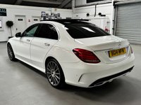 USED 2014 14 MERCEDES-BENZ C-CLASS 2.1 C220 BLUETEC AMG LINE PREMIUM PLUS 4d 170 BHP PANROOF+19"ALLOYS+REAL LEATHER