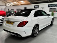 USED 2014 14 MERCEDES-BENZ C-CLASS 2.1 C220 BLUETEC AMG LINE PREMIUM PLUS 4d 170 BHP PANROOF+19"ALLOYS+REAL LEATHER