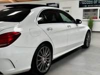 USED 2014 14 MERCEDES-BENZ C-CLASS 2.1 C220 BLUETEC AMG LINE PREMIUM PLUS 4d 170 BHP PANROOF+19"ALLOYS+REAL LEATHER