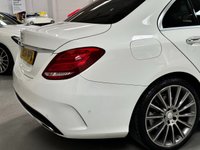 USED 2014 14 MERCEDES-BENZ C-CLASS 2.1 C220 BLUETEC AMG LINE PREMIUM PLUS 4d 170 BHP PANROOF+19"ALLOYS+REAL LEATHER