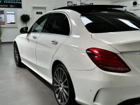 USED 2014 14 MERCEDES-BENZ C-CLASS 2.1 C220 BLUETEC AMG LINE PREMIUM PLUS 4d 170 BHP PANROOF+19"ALLOYS+REAL LEATHER