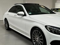 USED 2014 14 MERCEDES-BENZ C-CLASS 2.1 C220 BLUETEC AMG LINE PREMIUM PLUS 4d 170 BHP PANROOF+19"ALLOYS+REAL LEATHER