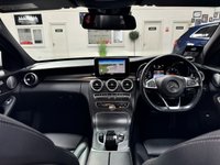 USED 2014 14 MERCEDES-BENZ C-CLASS 2.1 C220 BLUETEC AMG LINE PREMIUM PLUS 4d 170 BHP PANROOF+19"ALLOYS+REAL LEATHER
