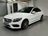 USED 2014 14 MERCEDES-BENZ C-CLASS 2.1 C220 BLUETEC AMG LINE PREMIUM PLUS 4d 170 BHP PANROOF+19"ALLOYS+REAL LEATHER