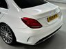 USED 2014 14 MERCEDES-BENZ C-CLASS 2.1 C220 BLUETEC AMG LINE PREMIUM PLUS 4d 170 BHP PANROOF+19"ALLOYS+REAL LEATHER