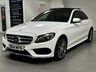 USED 2014 14 MERCEDES-BENZ C-CLASS 2.1 C220 BLUETEC AMG LINE PREMIUM PLUS 4d 170 BHP PANROOF+19"ALLOYS+REAL LEATHER