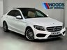 USED 2014 14 MERCEDES-BENZ C-CLASS 2.1 C220 BLUETEC AMG LINE PREMIUM PLUS 4d 170 BHP PANROOF+19"ALLOYS+REAL LEATHER