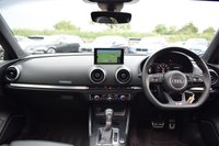 USED 2019 03 AUDI S3 2.0 S3 SPORTBACK TFSI QUATTRO BLACK EDITION 5d 296 BHP PAN ROOF / TECH PACK / ASSIST