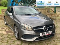 USED 2018 18 MERCEDES-BENZ A-CLASS 1.6 A 160 AMG LINE 5d 102 BHP 2018 MERCEDES A160 AMG-LINE 5DR - 1 FORMER KEEPER - 20,562 MILES ONLY - 1/2 LEATHER / ALCANTARA - SERVICE HISTORY - APPLE CAR PLAY - REAR REVERSING CAMERAS