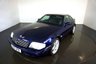 USED 2000 X MERCEDES-BENZ SL 3.2 SL320 2d 221 BHP-Fantastic low mileage example-The Designo SL Edition Mercedes is the individual range for exclusive paint finishes and high-quality interior appointments. This example in Designo Mystic Blue with a black leather interior, birds eye maple inlays as well as the optional wood trim on the gear shifter and steering wheel. It also comes equipped with the hardtop roof-Fitted with its original Designo Mercedes-Benz 18