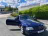 USED 2000 X MERCEDES-BENZ SL 3.2 SL320 2d 221 BHP-Fantastic low mileage example-The Designo SL Edition Mercedes is the individual range for exclusive paint finishes and high-quality interior appointments. This example in Designo Mystic Blue with a black leather interior, birds eye maple inlays as well as the optional wood trim on the gear shifter and steering wheel. It also comes equipped with the hardtop roof-Fitted with its original Designo Mercedes-Benz 18