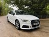 USED 2017 17 AUDI A3 2.0 TDI QUATTRO BLACK EDITION 5d 182 BHP ZERO DEPOSIT FINANCE AVAILABLE