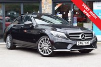 USED 2017 67 MERCEDES-BENZ C-CLASS 2.1 C 250 D 4MATIC AMG LINE PREMIUM PLUS 4d 204 BHP FSH-RCAM-LEATHER-PANROOF-NAV