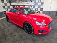 USED 2015 15 AUDI TT 2.0 TDI ULTRA SPORT 2d 182 BHP STUNNING LOW MILEAGE EXAMPLE IN BRILLIANT RED WITH GLOSS BLACK WHEELS. AUDI SERVICE. ONE YEARS MOT AND 6 MONTH WARRANTY