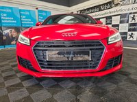 USED 2015 15 AUDI TT 2.0 TDI ULTRA SPORT 2d 182 BHP STUNNING LOW MILEAGE EXAMPLE IN BRILLIANT RED WITH GLOSS BLACK WHEELS. AUDI SERVICE. ONE YEARS MOT AND 6 MONTH WARRANTY