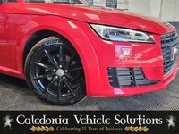 USED 2015 15 AUDI TT 2.0 TDI ULTRA SPORT 2d 182 BHP STUNNING LOW MILEAGE EXAMPLE IN BRILLIANT RED WITH GLOSS BLACK WHEELS. AUDI SERVICE. ONE YEARS MOT AND 6 MONTH WARRANTY