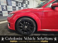 USED 2015 15 AUDI TT 2.0 TDI ULTRA SPORT 2d 182 BHP STUNNING LOW MILEAGE EXAMPLE IN BRILLIANT RED WITH GLOSS BLACK WHEELS. AUDI SERVICE. ONE YEARS MOT AND 6 MONTH WARRANTY