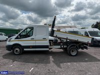 USED 2021 21 FORD TRANSIT 2.0 350 LEADER CRC ECOBLUE 129 BHP DOUBLE CAB TIPPER 