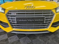 USED 2015 15 AUDI TT 2.0 TTS TFSI QUATTRO 2d 306 BHP VEGAS YELLOW WITH BLACK LEATHER. AUDI SERVICE HISTORY AND ONLY ONE FORMER OWNER. 6 MONTH WARRANTY