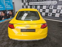 USED 2015 15 AUDI TT 2.0 TTS TFSI QUATTRO 2d 306 BHP VEGAS YELLOW WITH BLACK LEATHER. AUDI SERVICE HISTORY AND ONLY ONE FORMER OWNER. 6 MONTH WARRANTY