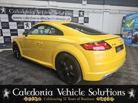 USED 2015 15 AUDI TT 2.0 TTS TFSI QUATTRO 2d 306 BHP VEGAS YELLOW WITH BLACK LEATHER. AUDI SERVICE HISTORY AND ONLY ONE FORMER OWNER. 6 MONTH WARRANTY