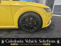 USED 2015 15 AUDI TT 2.0 TTS TFSI QUATTRO 2d 306 BHP VEGAS YELLOW WITH BLACK LEATHER. AUDI SERVICE HISTORY AND ONLY ONE FORMER OWNER. 6 MONTH WARRANTY