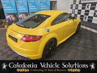 USED 2015 15 AUDI TT 2.0 TTS TFSI QUATTRO 2d 306 BHP VEGAS YELLOW WITH BLACK LEATHER. AUDI SERVICE HISTORY AND ONLY ONE FORMER OWNER. 6 MONTH WARRANTY