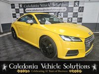 USED 2015 15 AUDI TT 2.0 TTS TFSI QUATTRO 2d 306 BHP VEGAS YELLOW WITH BLACK LEATHER. AUDI SERVICE HISTORY AND ONLY ONE FORMER OWNER. 6 MONTH WARRANTY