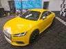USED 2015 15 AUDI TT 2.0 TTS TFSI QUATTRO 2d 306 BHP VEGAS YELLOW WITH BLACK LEATHER. AUDI SERVICE HISTORY AND ONLY ONE FORMER OWNER. 6 MONTH WARRANTY