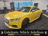 USED 2015 15 AUDI TT 2.0 TTS TFSI QUATTRO 2d 306 BHP VEGAS YELLOW WITH BLACK LEATHER. AUDI SERVICE HISTORY AND ONLY ONE FORMER OWNER. 6 MONTH WARRANTY