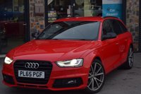 USED 2015 65 AUDI A4 2.0 AVANT TDI BLACK EDITION NAV 5d 187 BHP SH-RPARK-NAV-DAB-HLEATHER